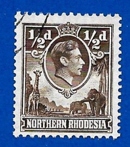 Northern Rhodesia 1951 - U - Scott #26A *