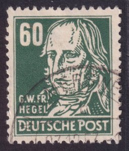 GERMANY RUSSIAN ZONE - OCCUPATION - 10N42 60pf UVF OF 1948 - F18P02