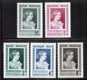 Belgium # B498-502, Mint Hinge.