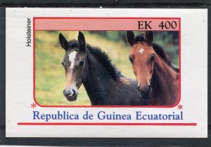 Equatorial Guinea 1976 GERMAN HORSE s/s Imperforated Mint (NH)