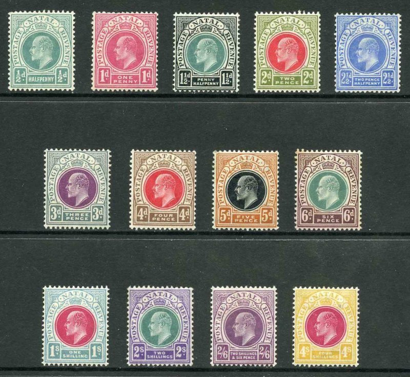 Natal SG127/39 KEVII wmk Crown CA M/Mint