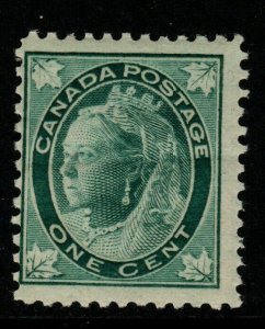 CANADA SG143 1897 1c BLUE-GREEN CREASED MNH