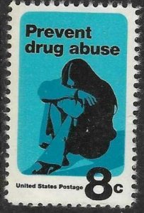 Scott 1438 US Stamp 1971 8c Prevent Drug Abuse MNH