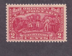 US 644 MNH OG 1927 2¢ Red Burgoyne Campaign Issue Very Fine