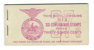 US BKC2 --  Intact US Airmail Booklet