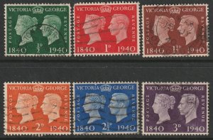 Great Britain 252-257 complete set used