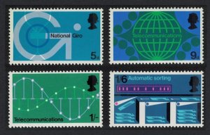 Great Britain Post Office Technology Commemoration 4v 1969 MNH SC#601-604