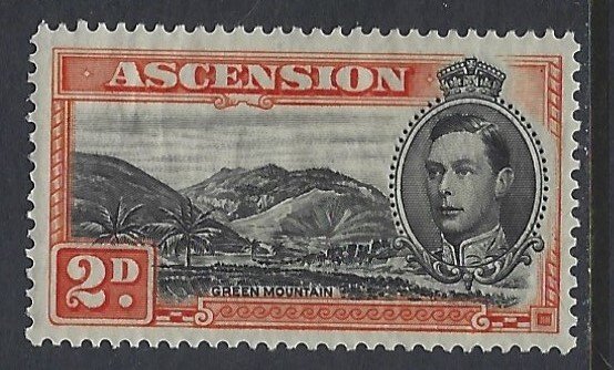 Ascension, Scott #43C;  2p King George VI, MH