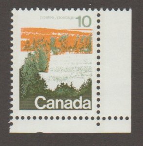 Canada 594 landscape definitive - Type 1 (12.5X12 perf) MNH