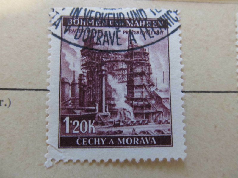 Bohemia and Moravia 1941 2.50k fine used stamp A11P9F65-