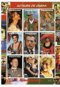 Senegal 1998 ITALIAN ACTORS & ACTRESSES Sheet Perforated Mint (NH)