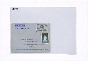 TONGA AIR LETTER Nuku'alofa GB Liverpool *MUSSLEY HILL* CDS 1954 {samwells}ZV117