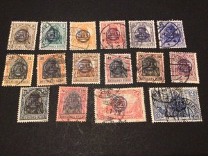 Upper Silesia inter allied commission 1920 handstamped used stamps 58454