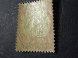 BERMUDA  # 34-MINT/HINGED--SINGLE--CARMINE-ROSE & BROWN--1906-10