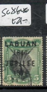 LABUAN SG 86  5C  BIRD   JUBILEE    VFU   P0824H