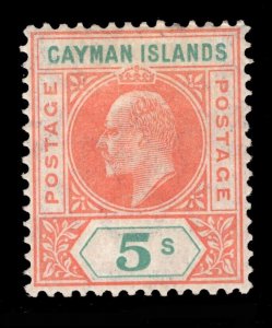 MOMEN: CAYMAN ISLANDS SG #16 1907 MINT OG H £200 LOT #67601*