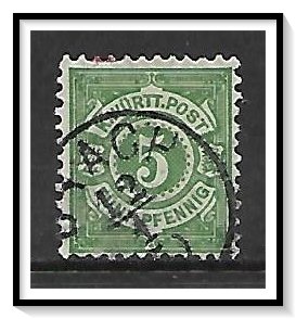 Wurttemberg #59a Numeral Used