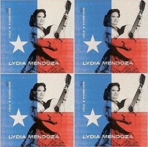 US 4786 Music Icons Lydia Mendoza forever block (4 stamps) MNH 2013