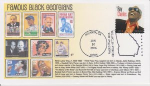6° Cachets 4807 Ray Charles and Other Famous Black Georgians APS Cancel