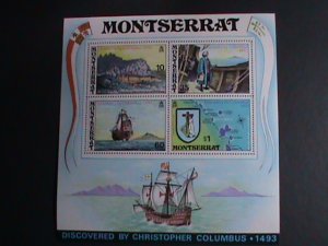 MONTSERRAT-1973 SC# 295a DISCOVERED BY COLUMBUS IN 1943 MNH VF-RARE