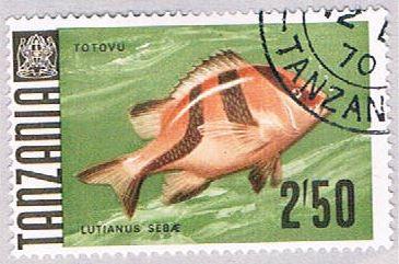 Tanzania 31 Used Emperor snapper 1967 (BP31827)