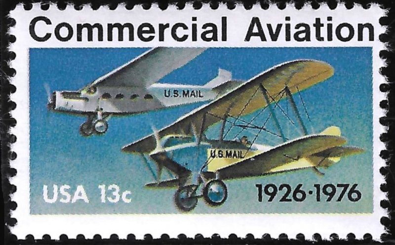 Scott 1684 13¢ Commercial Aviation Single  - MNH