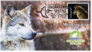 23-133, 2023, Endangered Species, First Day Cover, Pictorial Postmark, Wall SD,