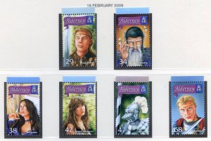 Alderney 2005 Future King Set SGA267/272 Unmounted Mint