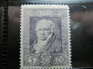 Spain Spain España Spain 1930 Goya 5c fine MH* stamp A4P14F450-