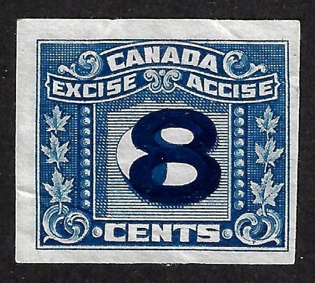 Canada. Revenue. VanDam FX138.  Mint.  (mfx138-2)