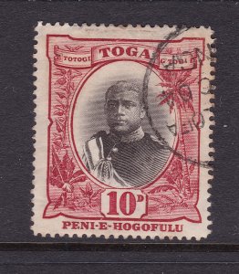 Tonga a good used 10d from the 1897 set