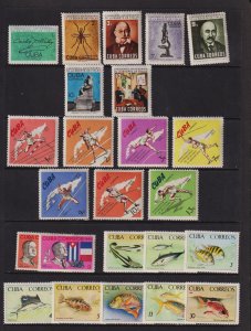 Cuba - 4 Mint, NH sets from 1965