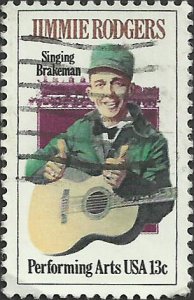 # 1755 USED JIMMIE RODGERS AND LOCOMOTIVE