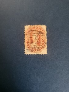 Stamps Tasmania Scott 34 used