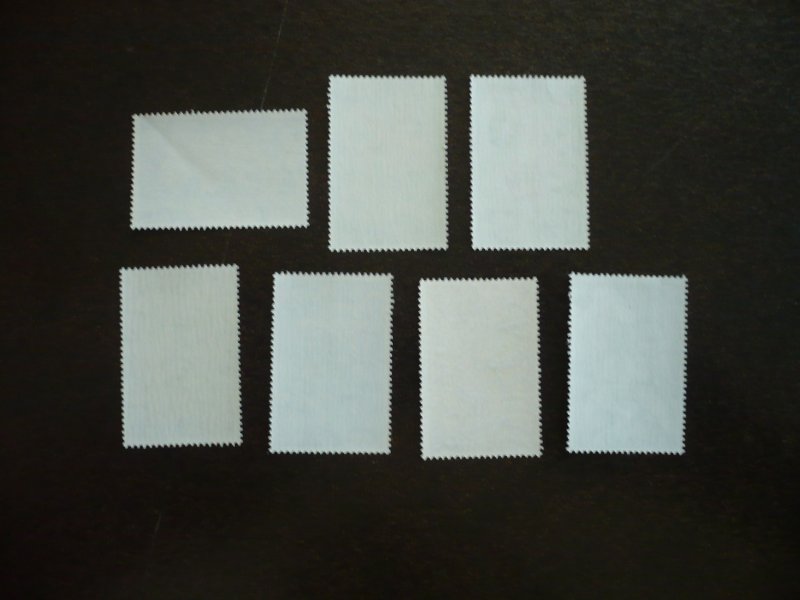 Stamps - Barbados - Scott# 396,399-404 - Mint Never Hinged Part Set of 7 Stamps