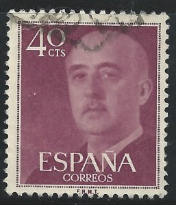 Spain #820 40c Gen Francisco Franco
