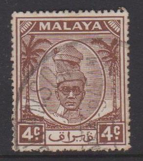 Malaya Perak Sc#108 Used