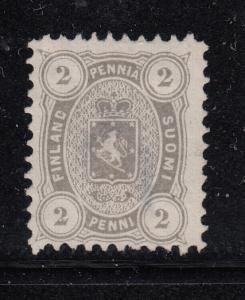 Finland 1875-81 unused Scott #17 2p Coat of Arms