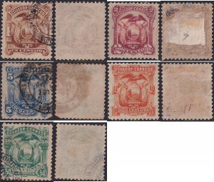 689293 USED ECUADOR 1881 HERALDICA
