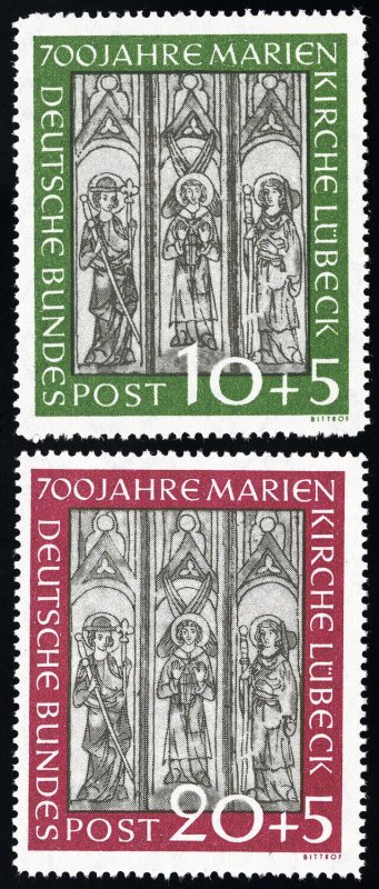 Germany Stamps # B316-7 MNH VF Scott Value $170.00