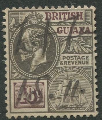 British Guiana - Scott 198 - KGV Definitive -1921 - VFU - Single 48c Stamp
