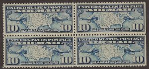 US Scott# C7 1926 10c bl  US Relief Map & 2 Mail Planes  Mint Never Hinged - ...