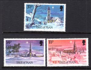 Isle of Man 294-296 Christmas MNH VF