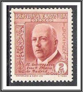 Spain #558 De Tena MH Thin