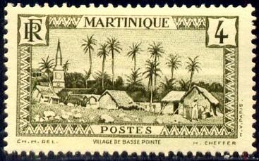 Village of Basse-Pointe, Martinique stamp SC#136 mint