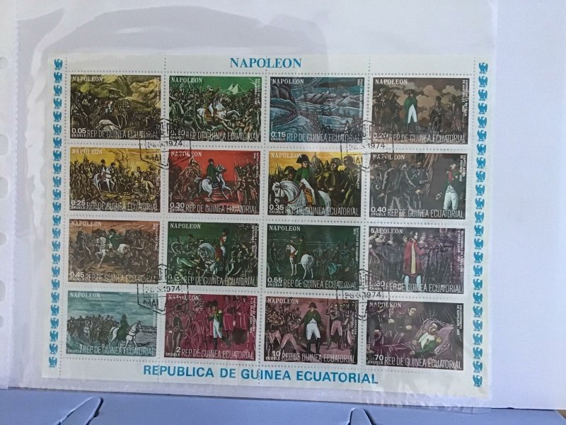 Rep de Guinea Ecuatorial Napoleón 1769-1821 Stamps Sheet R26012