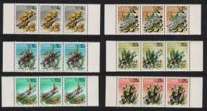 SWA Universal Suffrage 6 Strips 1978 MNH SG#324-329