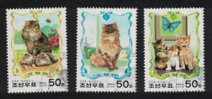 Korea Cats 3v 2000 CTO SG#N3965-N3967 MI#4266-4268