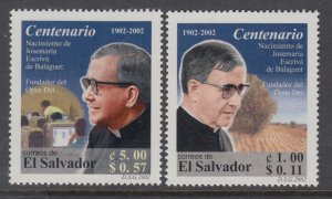 El Salvador 1554-1555 MNH VF