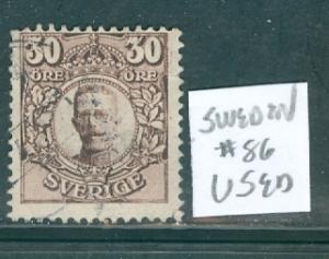Sweden #86 used 